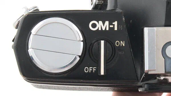 Olympus OM-1 Light Meter Switch