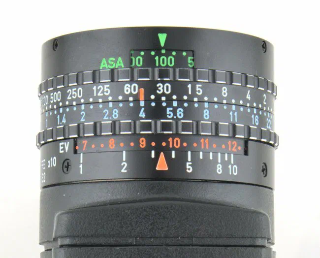 Pentax Digital Spotmeter Exposure Scale Pentax Digital Spotmeter Exposure Scale