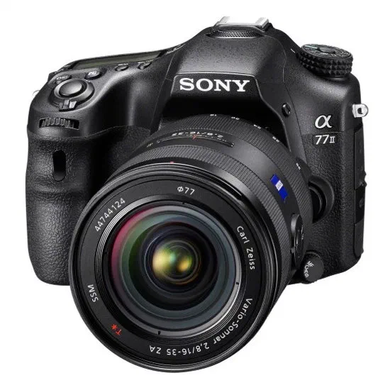 Sony A77 II APS-C crop sensor A-mount SLT camera