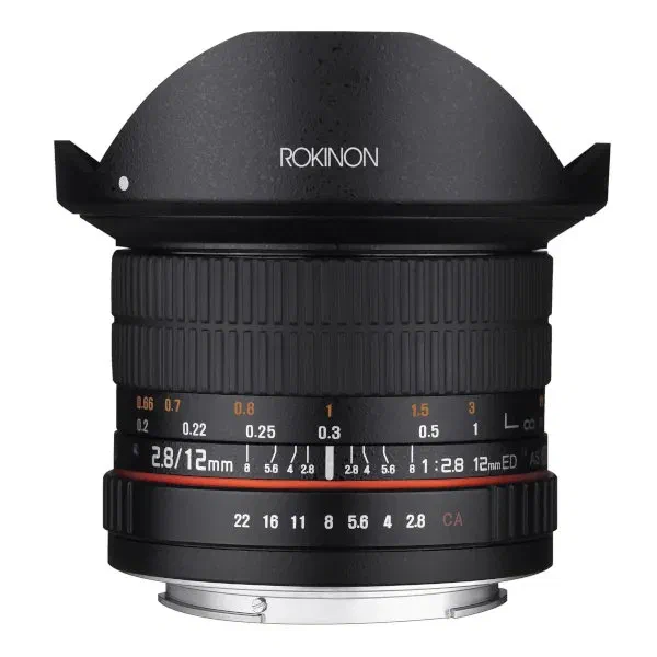Rokinon 12mm F2.8 ED AS NCS Fisheye Lens Rokinon 12mm F2.8 ED AS NCS Fisheye Manual Focus Lens