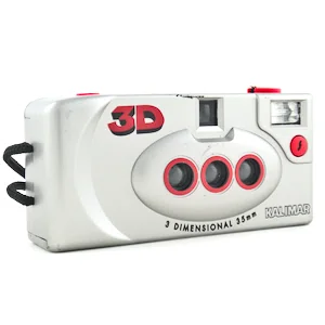 Kalimar 3D camera is the same as the ImageTech 3D fx. They are both 35mm film cameras that were originally used for making 3-dimensional lenticular prints.