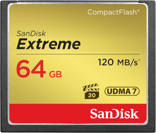 SanDisk Extreme 64GB CompactFlash Card