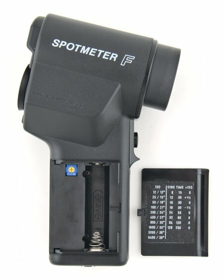 Minolta Spotmeter F Battery Compartment