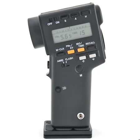 Forget new, even used spotmeters can be expensive. The Minolta Spotmeter F is an affordable option. Plus, the features stack up well agains the competition.
