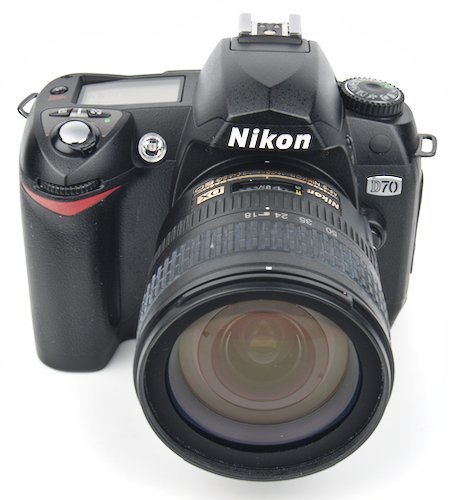 Released in 2004, the Nikon D70 was Nikon's first digital SLR camera to be priced under $1,000. An excellent build quality means there are still many around.