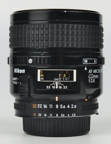 Lens Distance Window and Aperture Ring