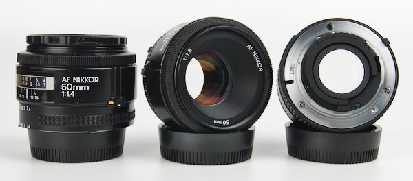 Nikon Series D AF Lenses 50mm and 24mm