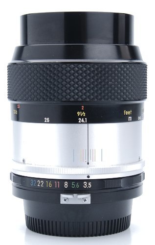 Lens Barrel Showing Aperture Ring, Focus Ring, and Distance Scale