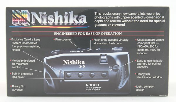 Nishika N9000 Back of Box