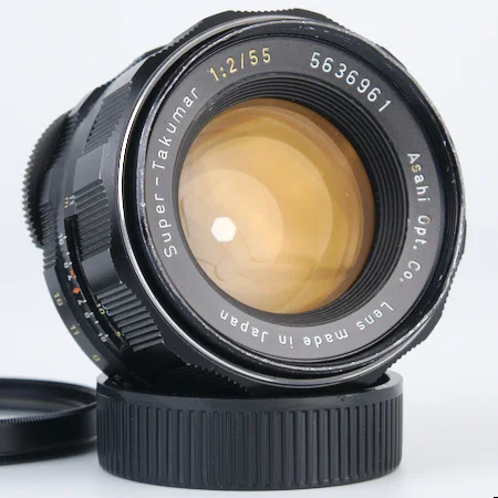 Asahi Pentax Super-Takumar 55mm f/2 Lens