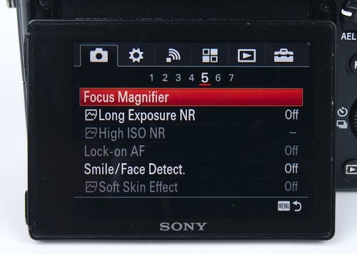 Focus Magnifier Setting