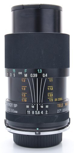 Focus Ring, Aperture Ring, Focus Distance Scale, and Magnification Scale