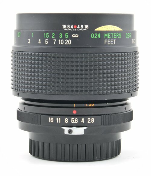 Vivitar 55mm f/2.8 Macro Focus & Aperture Rings